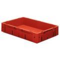 Orbis Euronorm stapelkrat HxLxB 120x600x400 mm 20 L wanden-bodem gesloten rood 509512