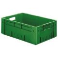 Orbis Euronorm stapelkrat HxLxB 210x600x400 mm 38 L wanden-bodem gesloten groen 509534