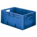 Orbis Euronorm stapelkrat HxLxB 270x600x400 mm 50 L wanden-bodem gesloten blauw 509544