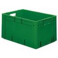 Orbis Euronorm stapelkrat HxLxB 320x600x400 mm 60 L wanden-bodem gesloten groen 509557