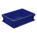 Orbis Euronorm stapelkrat PE HxLxB 120x400x300 mm 10 L wanden-bodem gesloten blauw 948846