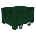 Orbis stapelcontainer PE HxBxD 760x1200x1000 mm 610 L 4 zwenkwielen groen 100965