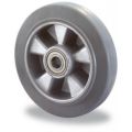 Orbis wiel draagvermogen 300 kg DxB 160x50 mm aluminium velg elastische band grijs 510132