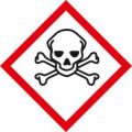 Orbis gevarensymbool giftig/zeer giftig LxB 26x26 mm rol 525719