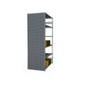 Orbis zijwand voor inhaakstelling HxD 2500x800 mm geperforeerde plaat RAL 7035 870942