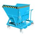 Orbis kiepbak staalplaat HxBxD 1170x1200x1245 mm inhoud 0,40 m3 draagvermogen 1000 kg blauw 531110