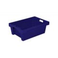 Orbis Euronorm draaistapelbak HxLxB 200x600x400 mm wanden-bodem gesloten blauw 883139