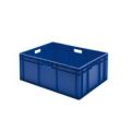 Orbis Euronorm stapelkrat HxLxB 320x800x600 mm 127 L wanden-bodem gesloten blauw 204236