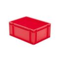 Orbis Euronorm-stapelbak 15 L HxLxB 175x400x300 mm wanden-bodem gesloten rood 204037