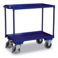 Orbis tafelwagen draagvermogen 400 kg laadvlak LxB 845x495 mm 2 etages met stalen bladen RAL 5010 203105