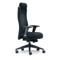 Orbis bureaustoel zwart zitting HxBxD 420-540x470x420-470 mm synchroon mechanisme met armleuning-hoofdsteun 139813