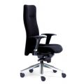 Orbis 24-uurs-bureaustoel zwart zitting HxBxD 420-540x470x420-470 mm synchroon mechanisme met armleuningen 139818