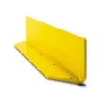 Orbis geleideblok HxLxD 150x1200x100 mm wanddikte 10 mm om vast te schroeven plaatstaal met kunststof coating geel 141903
