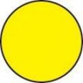 Orbis vloermarkering vorm cirkel diameter 90 mm geel 143189-0001