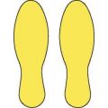 Orbis vloermarkering vorm voet HxB 300x100 mm geel 143188-0001