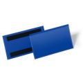 Orbis etikettenhouder magnetisch PP HxB 80x160 mm blauw 146371