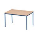 Orbis multifunctionele tafel met vierkante buizen HxBxD 720x1200x800 mm beukenhouten blad onderstel RAL 5000 214545