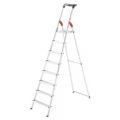 Orbis trapladder aluminium bordes H 1,72 m 8 treden veiligheidsbeugel bak 218566