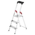 Orbis trapladder aluminium bordes H 0,62 m 3 treden treden extra diep bak 218567