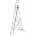 Orbis multifunctionele reformladder LOT-systeem aluminium aanlegladder L 9 m 3x12 sporten 218583