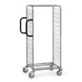 Orbis verzamelwagen draagvermogen 200 kg 1etage laadvlak LxB 650x510 mm frame met verzinkt TPE-banden 218913