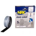HPX Duo grip klikband zwart 25 mm x 2 m DG2502