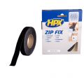 HPX Zip Fix klittenband lus zwart 20 mm x 5 m Z2005L