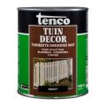 Tenco Tuindecor beits mat dekkend zwart 1 L blik 11078702