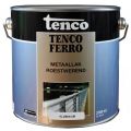 Tenco Ferro roestwerende ijzerverf metaallak dekkend 409 aluminium 2,5 L blik 11214968