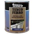 Tenco Ferro roestwerende ijzerverf metaallak dekkend 412 donker blauw 0,75 L blik 11215265