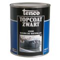 Tenco Topcoat Teervrij roestwerende coating zwart 1 L blik 13082002