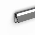 Ellen inbouw tochtprofiel voor 6 mm afbouwspeling AIB-4G wit 230 cm 320201223
