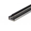 Ellen inbouwprofiel tochtband aluminium voor 6 mm afbouwspeling AIB 3N XL Fire zelfklevend 300 cm 310110993
