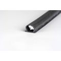 Ellen inbouwprofiel tochtband siliconen zelfklevend Weatherstrip Silicon zwart 6 m 611104050