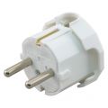 Q-Link stekker met randaarde zij-invoer 10/16 A wit 00.110.08