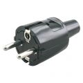 Q-Link stekker PVC met randaarde 10/16 A zwart 00.110.12