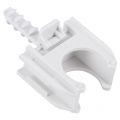 Q-Link buisclip Euro 19 mm wit set 50 stuks 00.529.84