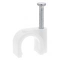 Q-Link kabelclip rond 8 mm wit set 140 stuks 00.530.39