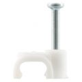 Q-Link kabelclip plat 6 mm wit set 300 stuks 00.530.43
