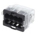 Q-Link lasklem 8-polig 8-gaats 8x1.0 2.5 mm2 transparant-grijs set 25 stuks 00.530.80
