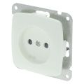 Q-Link contactdoos 1-voudig met kind-aanraakbeveiliging polarwit 01.064.25