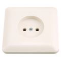 Q-Link contactdoos inbouw 1-voudig met kind-aanraakbeveiliging polarwit 01.079.41