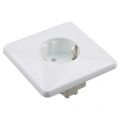 Q-Link contactdoos inbouw 1-voudig met kind-aanraakbeveiliging randaarde polarwit 01.079.43