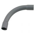 Pipelife bocht PVC slagvast diameter 3-4 inch grijs set 3 stuks 01.474.07