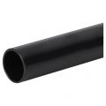 Pipelife installatiebuis diameter 5/8 verhoogd slagvast low frictIon 4 m PVC zwart 01.474.63
