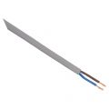 Q-Link huishoudsnoer plat belastbaar tot 1200 W 2x0.75 mm2 10 m zilver 03.030.43