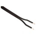 Q-Link tweelingsnoer zwakstroom tot 42 volt 2x0,75 mm2 5 m zwart 03.030.56