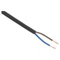 Q-Link huishoudsnoer VMVS belastbaar tot 1200 W 2x0.75 mm2 5 m zwart 03.030.76