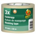 Duck masking tape basic 30 mm x 50 m set 3 stuks 20.501.23