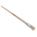 Copenhagen Pro platte Lyonpenseel maat 18 wit Chinees varkenshaar FSC ongelakte houten steel 23.141.18